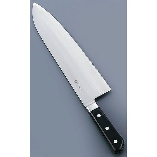堺菊守 日本鋼(口金付)巾広厚口牛刀 30cm AKK9002【送料無料】