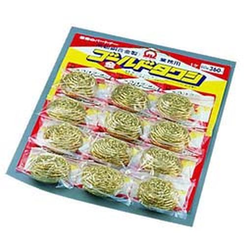 遠藤商事 SA真鍮ゴールドタワシ(12個台紙付) 60ｇ JTW05060【送料無料】｜リコメン堂