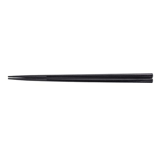 福井クラフト PBT角無地箸(10膳入) 黒 90030230 RHSD201【送料無料】