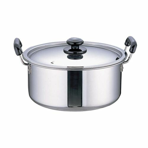 遠藤商事 SAステンレス プラ柄 厚板実用鍋 36cm AZT0736【送料無料】