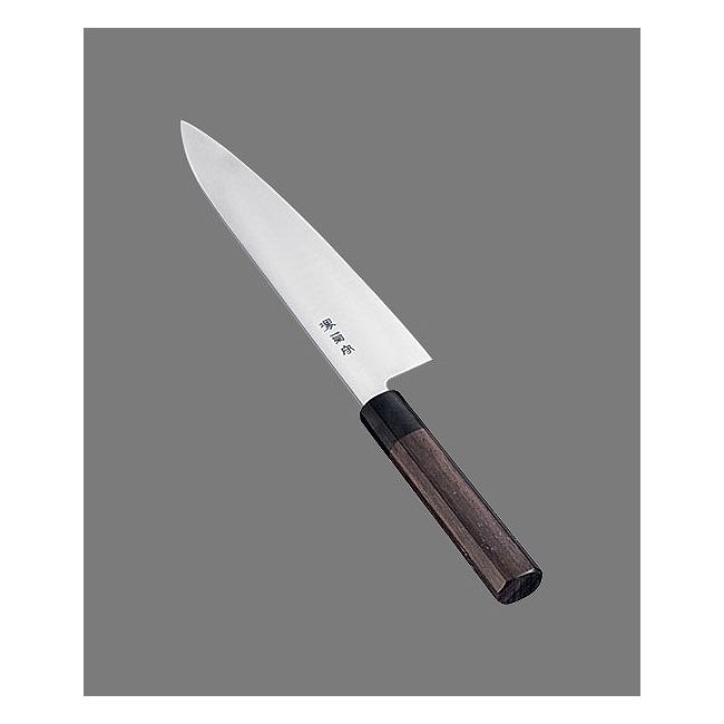 河村刃物 堺菊守 和式 牛刀(両刃)紫檀柄 21cm [AKKA501]【送料無料】