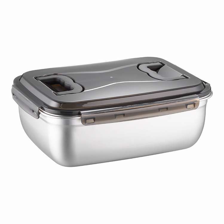 18-8P付 キッチンコンテナ 取手付 レクタングル 取手付10.0L(代引不可)【送料無料】