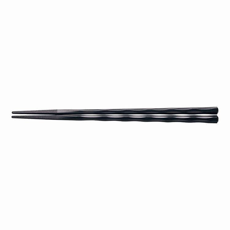 SPS手彫り風箸(100膳入) 黒 M11-178(代引不可)【送料無料】｜リコメン堂