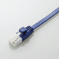 [ELECOM(エレコム)] ツメ折れ防止フラットLANケーブル(Cat6A) LD-GFAT/BM200(代引き不可)【送料無料】