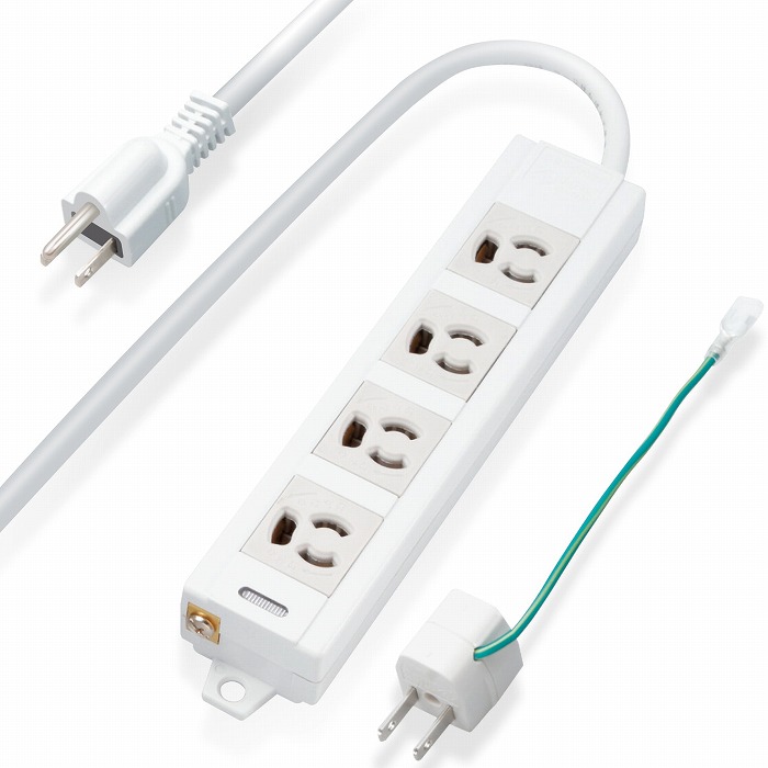 エレコム 電源タップOAタップ/コンセントタップ 4個口 3P 10m 抜ケ防止 マグネット付 T-ECOH34100NM T-ECOH34100NM(代引不可)【送料無料】