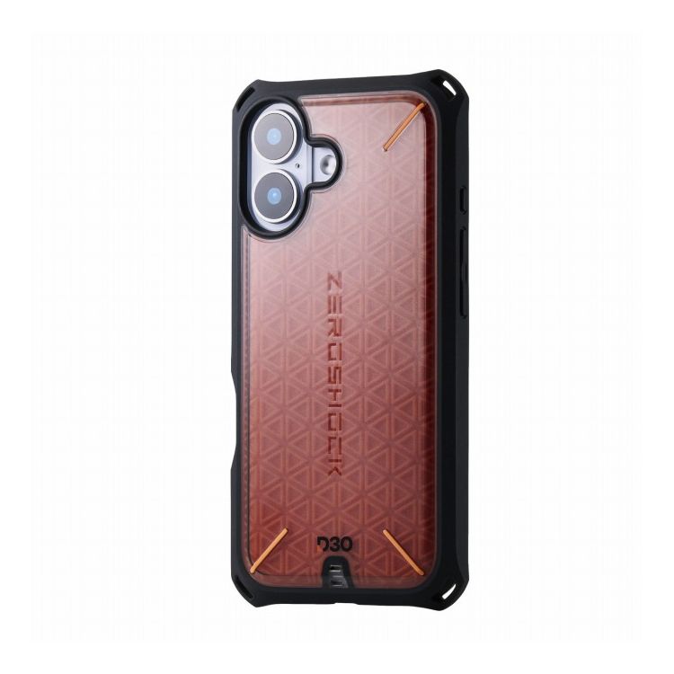 エレコム ELECOM iPhone 17 ケース ハイブリッド D3O(R) 超衝撃保護 ストラップホール付 フィルム付 ZEROSHOCK ブラック PM-A25AZEROD3BK(代引不可)【送料無料】