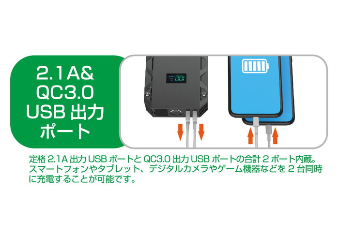 アウトレット☆送料無料 カシムラ ジャンプスターター 12000mAh 液晶ディスプレイ付き KD239 fucoa.cl