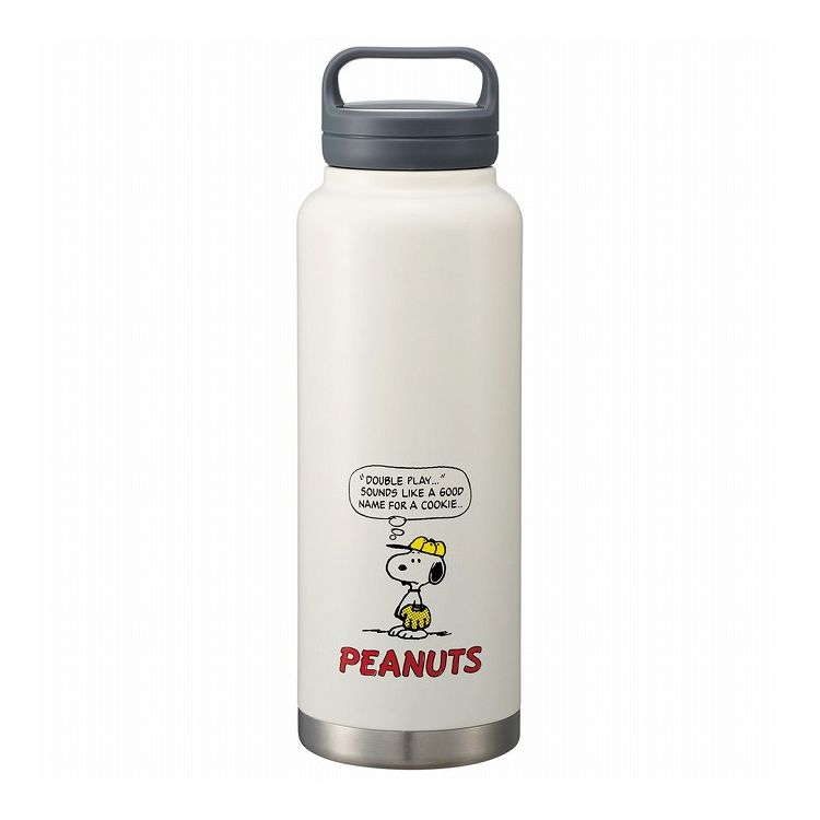 スヌーピー ベースボール 保冷保温 スクリューハンドル付き ステンレス水筒 マグボトル 1200ml スヌーピー ベースボール STSC12 スケーター Skater【送料無料】