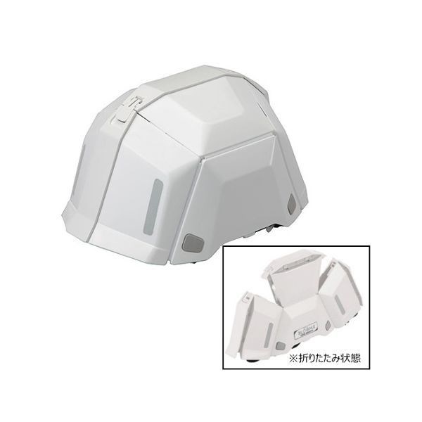 【単品10個セット】TOYO ヘルメット ブルーム2 NO.101 ホワイト ヘルメット 防災 コンパクト(代引不可)【送料無料】｜リコメン堂