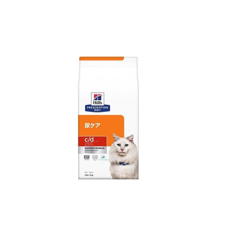 ヒルズ 療法食 猫 猫用 c/dマルチケアコンフォート フィッシュ 2kg プリスクリプション PRESCRIPTION DIET 食事療法食 Hill's【ポイント10倍】【送料無料】｜リコメン堂