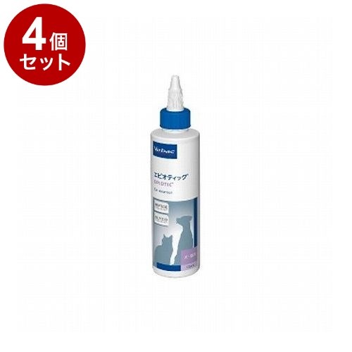 【4個セット】 ビルバックジャパン エピオティックペプチド イヤークリーナー 犬猫用 125mL【ポイント10倍】【送料無料】