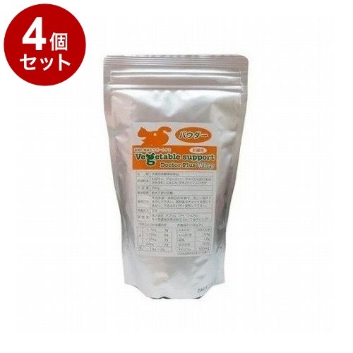【4個セット】 メニワン ベジタブルサポート ドクタープラス ホエイ パウダー 犬猫用 100g【ポイント10倍】【送料無料】｜リコメン堂