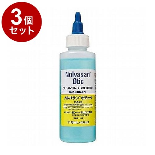 【3個セット】 キリカン洋行 ノルバサンオチック 犬猫用 118mL【ポイント10倍】【送料無料】