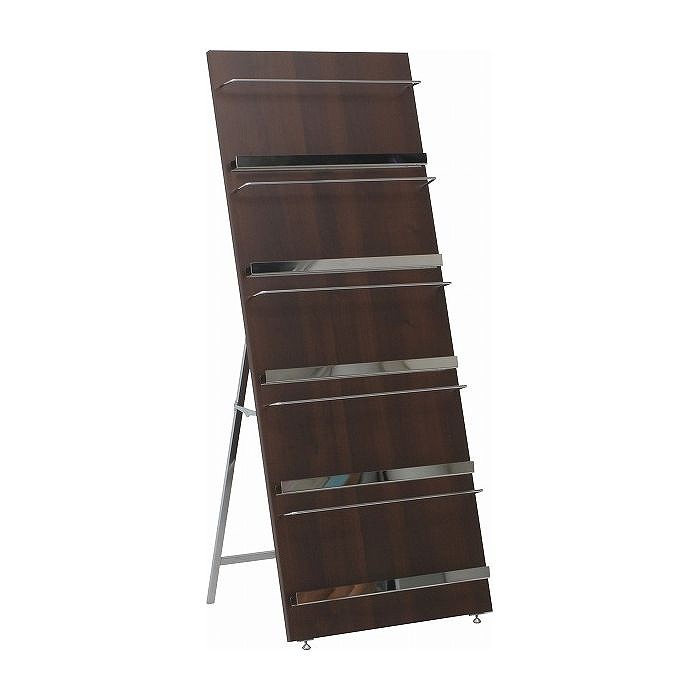 ウッドマガジンラック デコール W580×D500×H1400mm PB(PVC) スチール おしゃれ(代引不可)【送料無料】