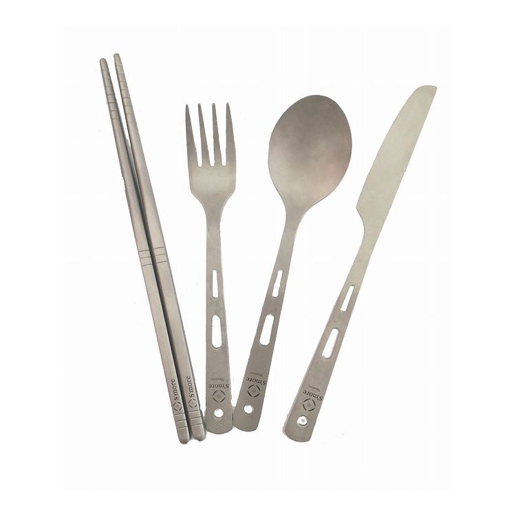 SALE／102%OFF】 S'more スモア Titanium Cutlery Set SMOrsUT001CSa