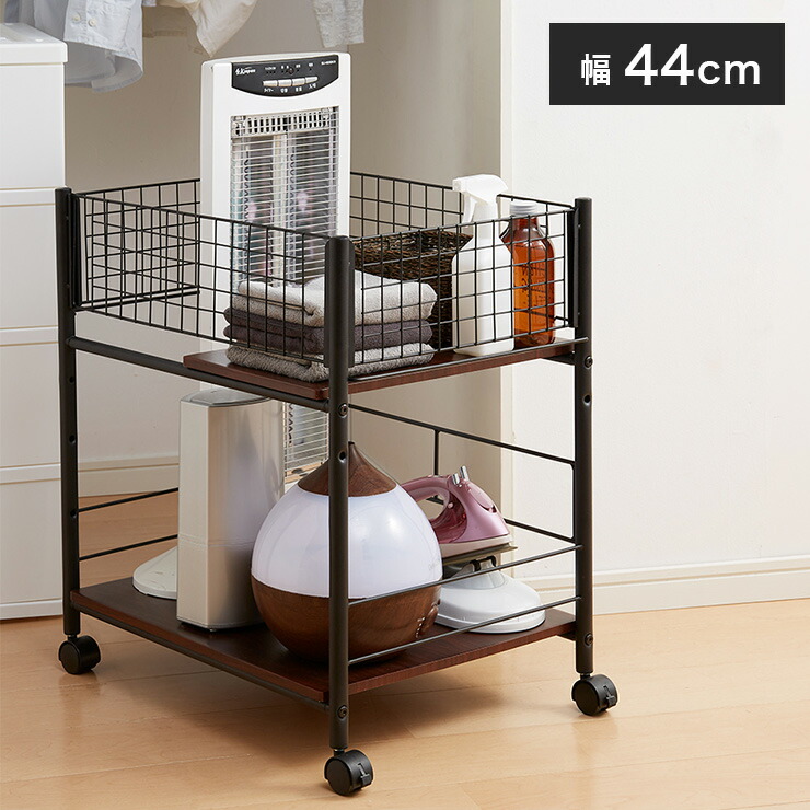 楽天市場】キャスター付き クローゼット収納ラック 幅44cm
