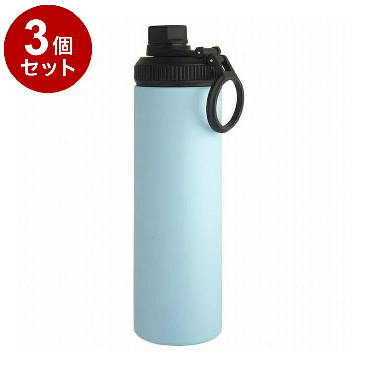 【まとめ買い 単品3個セット】 WELF ウェルフ スリムマグボトル 650mL ブルー 株式会社リビング【ポイント10倍】【送料無料】