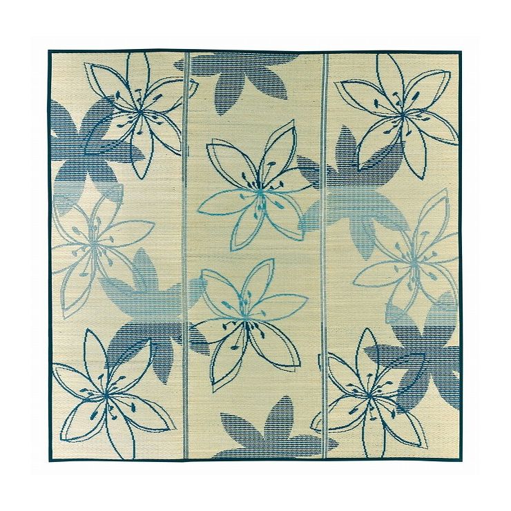 い草センターラグ(裏貼り) フェアリー 約230×330cm BL(代引不可)【送料無料】