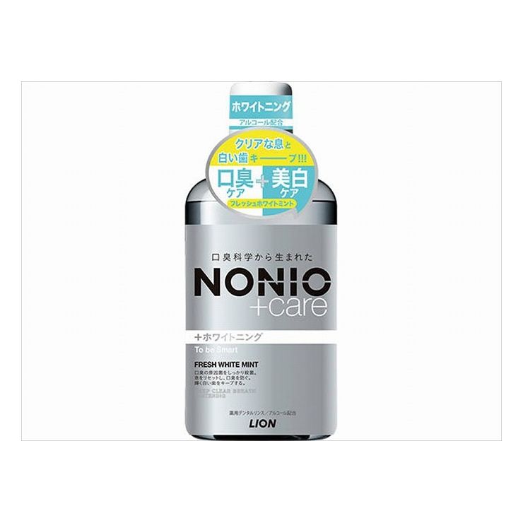 6個セット ライオン NONIOプラス ホワイトニングデンタルリンス 600ml 代引不可 【新品、本物、当店在庫だから安心】