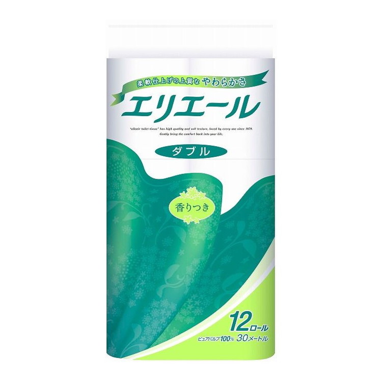 【単品16個セット】 エリエールトイレットティシュー12Rダブル 大王製紙株式会社(代引不可)【送料無料】