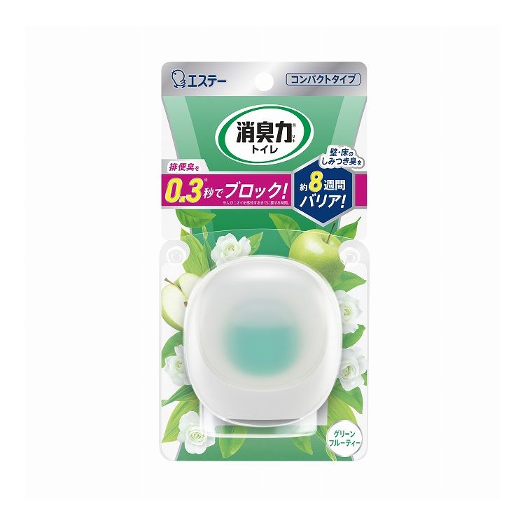 【単品21個セット】 エステー 消臭力 コンパクト トイレ用 本体 グリーンフルーティー(代引不可)【送料無料】