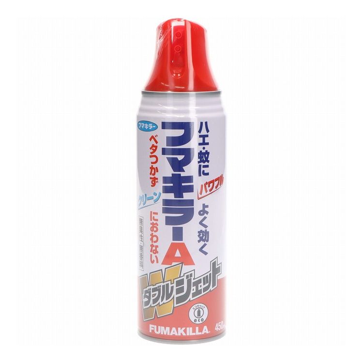 【単品15個セット】 フマキラー フマキラーAダブルジェット450ML(代引不可)【送料無料】
