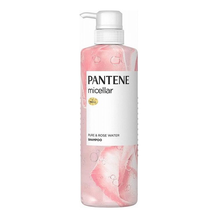 【単品6個セット】 P&G パンテーン ミセラー ピュア&ローズウォーター シャンプー ポンプ 本体 500ML(代引不可)【送料無料】