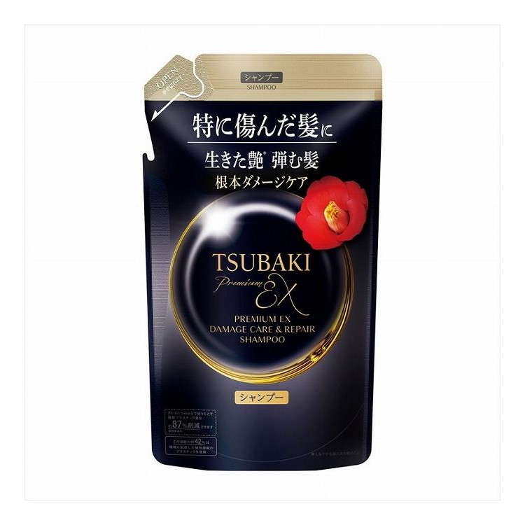 【単品18個セット】 TSUBAKI(ツバキ) プレミアムEX ダメージケア&リペア シャンプーかえ(代引不可)【送料無料】｜リコメン堂
