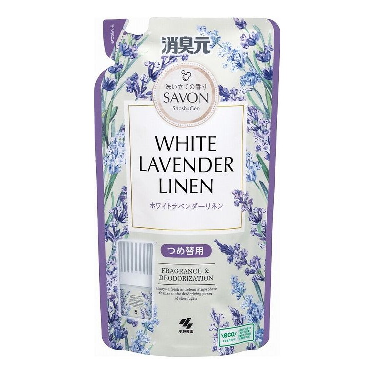 【単品16個セット】 消臭元SAVON つめ替用 ホワイトラベンダーリネン(代引不可)【送料無料】
