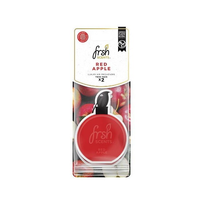 【単品14個セット】 フレッシュセンツ ペーパーフレグランス レッドアップル ツイン(代引不可)【メール便配送】【送料無料】