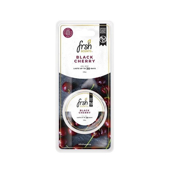 【単品20個セット】 フレッシュセンツ ゲルポット ブラックチェリー 2.5oz(代引不可)【送料無料】|リコメン堂