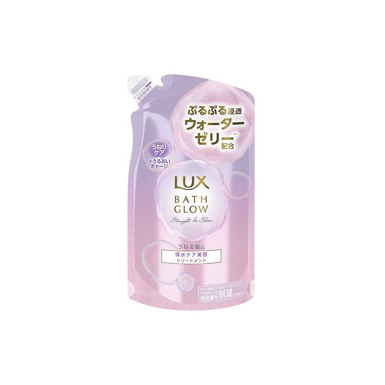 【単品7個セット】ラックス バスグロウ ストレートアンドシャイン トリートメント つめかえ用 350G(代引不可)【送料無料】