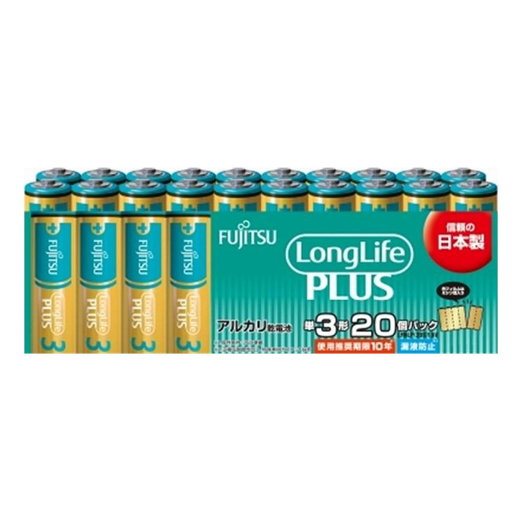 【単品6個セット】 FDK 富士通 乾電池 FUJITSU LongLifePLUS 単3 LR6LP(20S) 20本(代引不可)【送料無料】