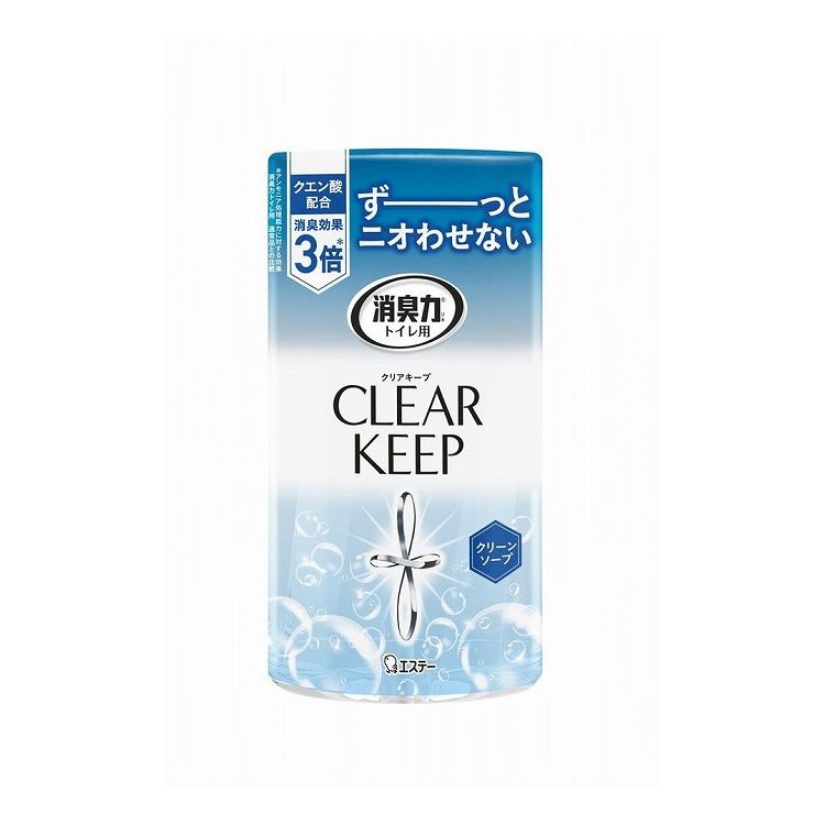 【単品12個セット】 エステー トイレの消臭力 CLEAR KEEP クリーンソープ 400ML(代引不可)【送料無料】 4,489円