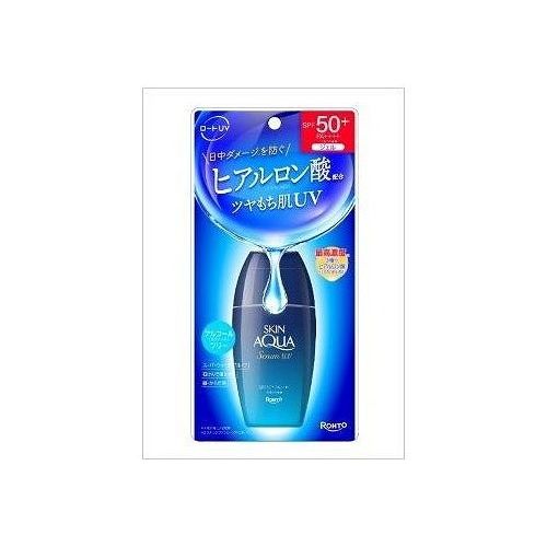 【単品15個セット】 ロート製薬 スキンアクア ヒアルロンセラムUV 日焼け止め UV SPF50 ウォータープルーフ(代引不可)【ポイント10倍】【送料無料】｜リコメン堂