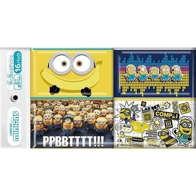 【単品20個セット】 ミニオンズ ミニポケットティシュ16個組 ダイレイ(代引不可)【ポイント10倍】【送料無料】