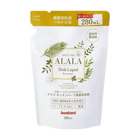 【単品9個セット】 アララ キッチンハーブ つめかえパック280ml 岩谷産業(代引不可)【ポイント10倍】【送料無料】