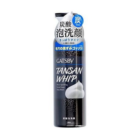 【単品20個セット】 ギャツビー マイクロスパークリング泡洗顔 ディープブラック マンダム(代引不可)【ポイント10倍】【送料無料】