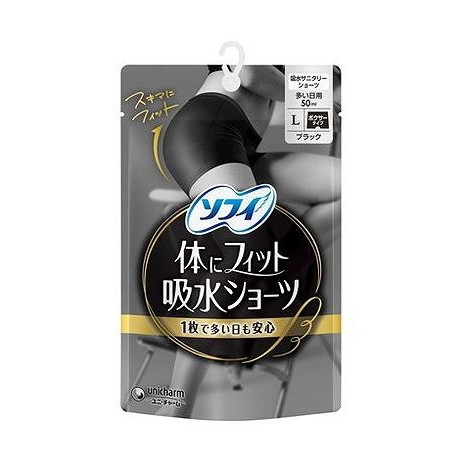 【単品6個セット】 ソフィ 体にフィット吸水ショーツ L ユニ・チャーム(代引不可)【ポイント10倍】【送料無料】