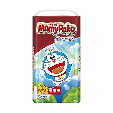 【単品3個セット】 マミーポコパンツB36枚ドラえもん ユニ・チャーム(代引不可)【ポイント10倍】【送料無料】 4,519円