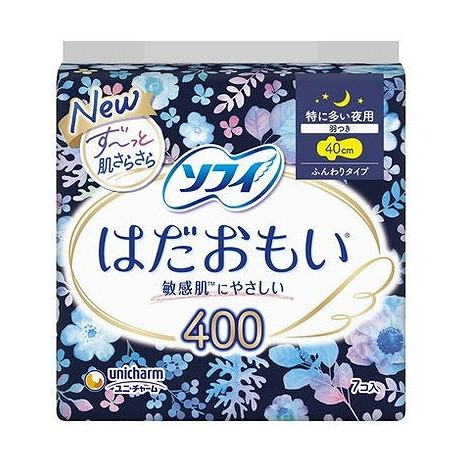 【単品8個セット】 ソフィはだおもい特に多い夜用400 7枚 ユニ・チャーム(代引不可)【ポイント10倍】【送料無料】