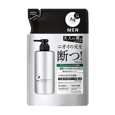 【単品5個セット】 ファイントゥデイ エージーデオ24メン 薬用メンズボディクレンズ つめかえ用(代引不可)【ポイント10倍】【送料無料】