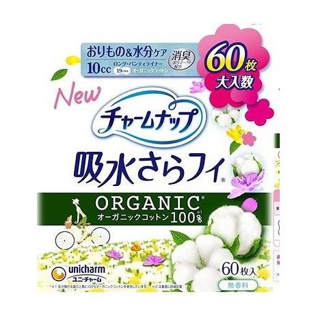 【単品6個セット】 ユニ・チャーム チャームナップ吸水さらフィオーガニックコットン(代引不可)【ポイント10倍】【送料無料】