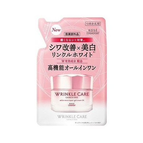【単品20個セット】 コーセーコスメポート グレイス ワン リンクルケア ホワイト モイストリペア ジェルクリーム EX つめかえ(代引不可)【ポイント10倍】【送料無料】