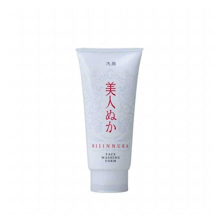【単品12個セット】 美人ぬか 洗顔 潤い 米ぬか 濃密泡 洗顔フォーム セラミド 135g 泡 リアル(代引不可)【ポイント10倍】【送料無料】
