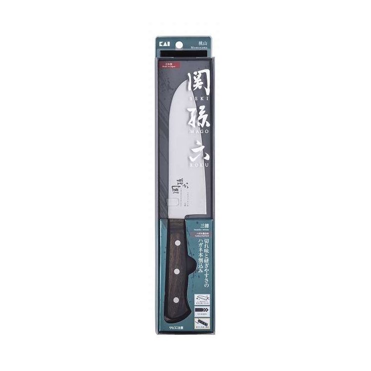 【単品2個セット】 関孫六 桃山 三徳165mm 貝印(代引不可)【ポイント10倍】【送料無料】