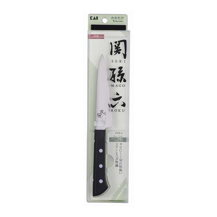 【単品8個セット】 関孫六 わかたけ ペティ120mm 貝印(代引不可)【ポイント10倍】【送料無料】 9,085円