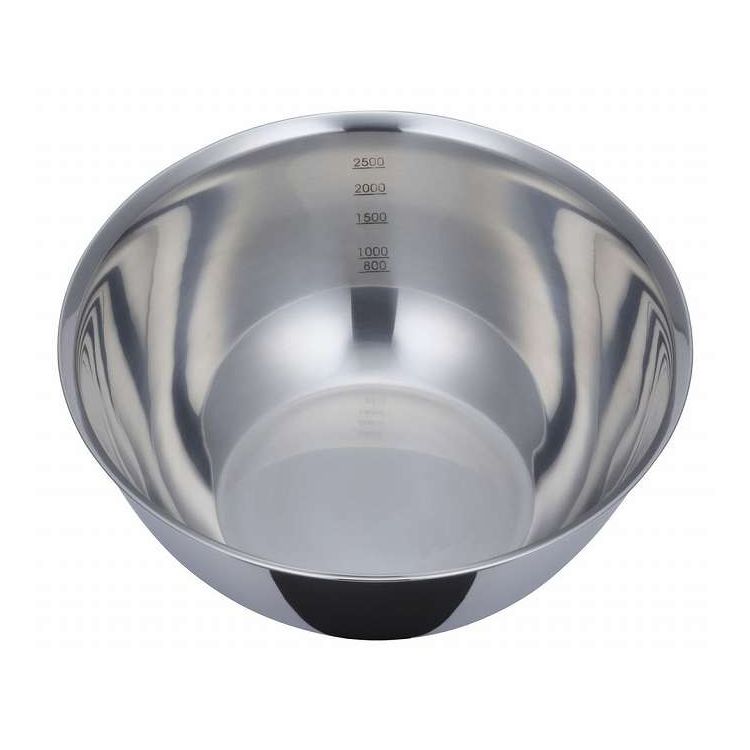 【単品8個セット】 深型ボール 目盛り付24cm 貝印(代引不可)【ポイント10倍】【送料無料】|リコメン堂