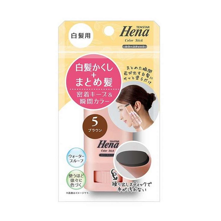 【単品12個セット】 テンスター 白髪用カラースティック BR 三宝(代引不可)【ポイント10倍】【送料無料】|リコメン堂