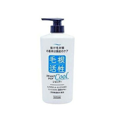 【単品15個セット】 スキャルプクリア クールシャンプー ジュン・コスメティック(代引不可)【ポイント10倍】【送料無料】|リコメン堂